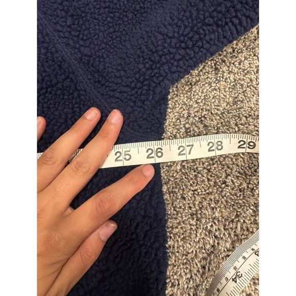 Vintage Tommy Hilfiger Fleece Pullover Sweater Blue XL EUC - Picture 4 of 5